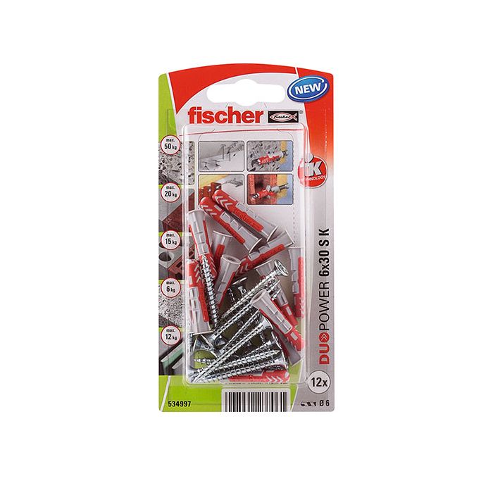 Universalplugg Fischer Duopower 6x30mm