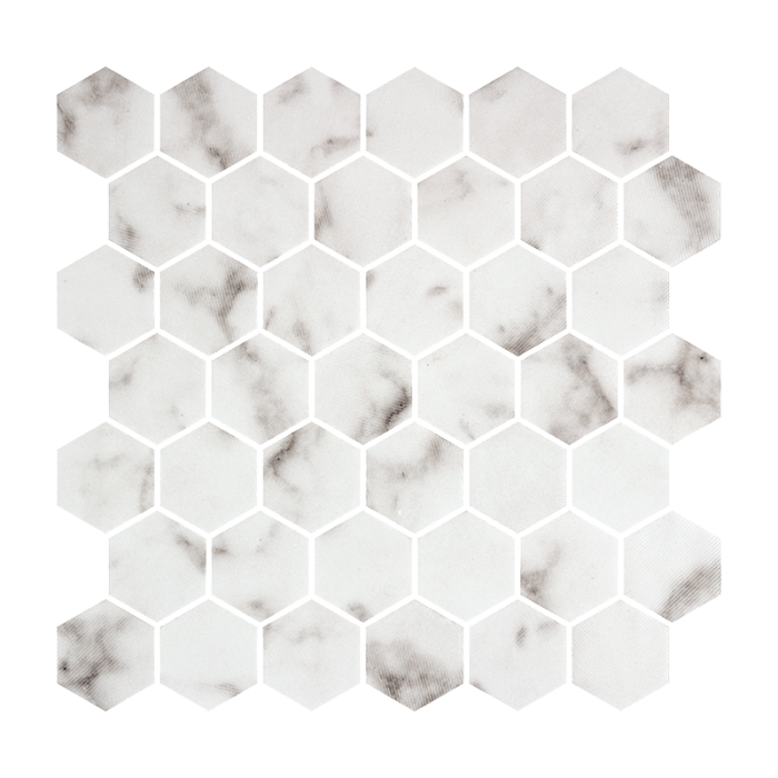 MOSAIKKPRØVE HEXAGON XL MACAEL TEXTURED